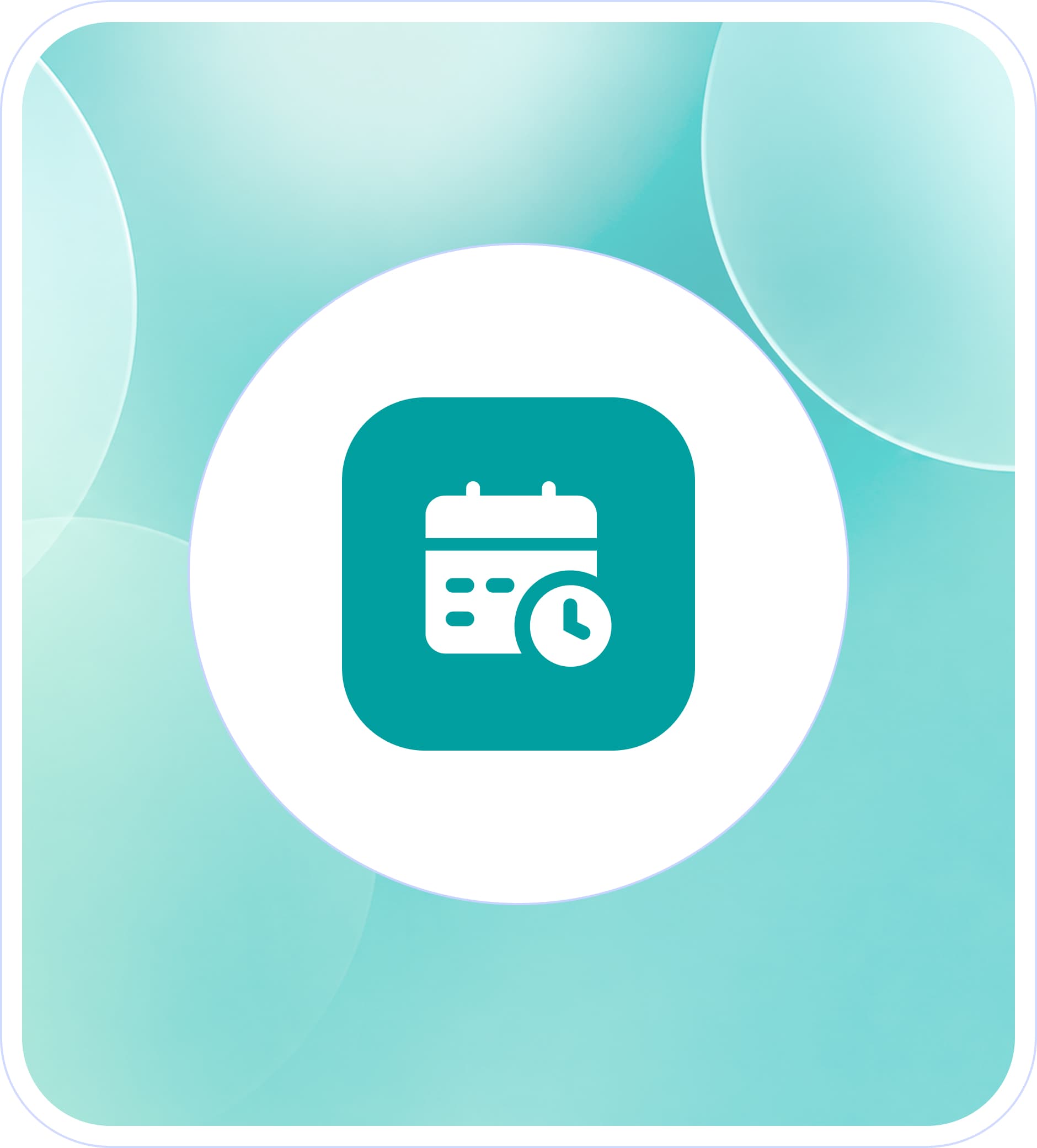 Calendar module card